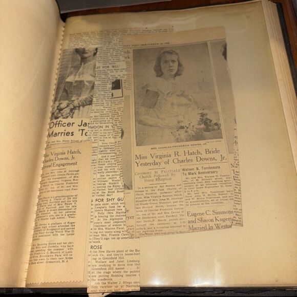 1950s John Powers Agency Model Scrapbook & Portfolio Virginia Hatch Fairfield CT - Picture 3 of 16